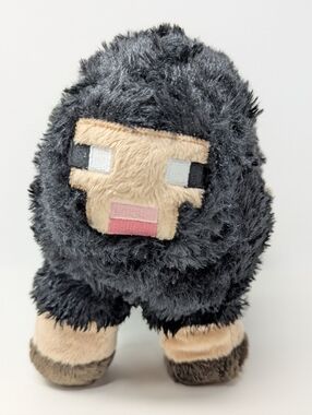 Minecraft Black Sheep Plush